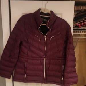 Michael Kors Women's Plum Puffer Jacket
